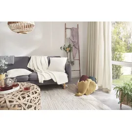 Primera Strick Kuscheldecke 130 x 170 cm Beige