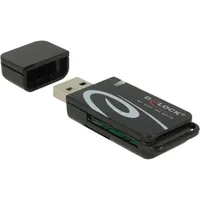 DeLock Mini USB 2.0 Card Reader mit SD und Micro SD Slot