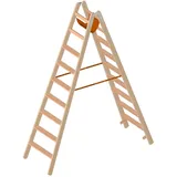 Layher Holzstehleiter 2 x 9 Stufen (1020.009)