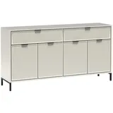 beautysofa Linna 165 x 86 x 40 cm Beige / Blau / Grün