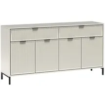 beautysofa Linna 165 x 86 x 40 cm Beige / Blau / Grün