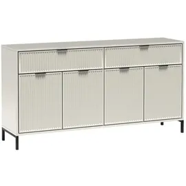 beautysofa Linna 165 x 86 x 40 cm Beige / Blau / Grün