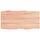 vidaXL Tischplatte 100x50x(2-4) cm Massivholz Behandelt Baumkante