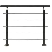 TREBA Geländer-Set AB10 150 cm Aluminium Anthrazit