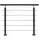TREBA Geländer-Set AB10 150 cm Aluminium Anthrazit