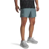 Under Armour 5'' Launch Laufshorts Herren 587 - jasper blue/serpentine/reflective M