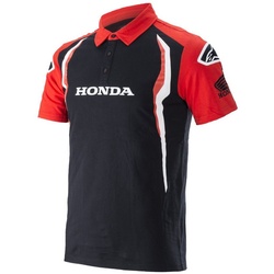 Alpinestars Motorradhelm Alpinestars Honda Polo Shirt rot / schwarz rot XL