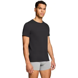 Levi's Herren T-Shirts, 2er Pack - Solid Crew 2P, Rundhals, Cotton Stretch, Schwarz XL