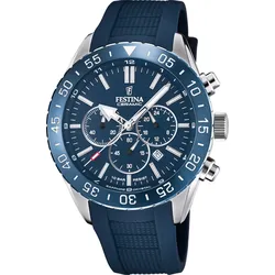 Festina Quarz Herren Keramik F20515/1 - blau - 44mm