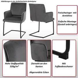 MCW Freischwinger N60 Stoff creme-beige