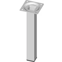 DIY, Unterbau-Möbelfuß 11101 25x1,2x200mm, Durchmesser 25/25 weiß