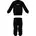 Kinder Trainingsanzug LIN JOG JC9745 80 Black/White 80