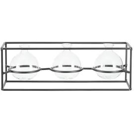 Möbel Kraft Metalllaterne  Schwarz  Metall,Glas