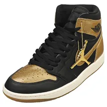 Jordan Air Jordan 1 Retro High OG Yellow Ocker (DZ5485-071, Black/Sail/Metallic Gold), Schwarz/Segel/Metallic-Gold, 42 EU - 42 EU