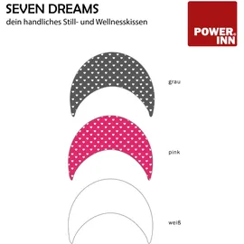 POWER INN POWER INN® SEVEN DREAMS Stillkissen | ca. 74 x 45 cm | Grau