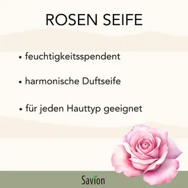 Savion Körperseife - Rose 80g