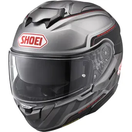 Shoei GT-Air 3 Discipline, Integralhelm - Matt Grau/Schwarz/Rot - XS