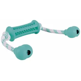 Trixie Denta Fun Stick mit Seil 9 cm Grün