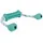 Trixie Denta Fun Stick mit Seil 9 cm Grün