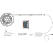Brilo BRILONER – Smartes LED Band 5m, funktioniert mit Amazon Alexa, Wifi LED Strip, Bluetooth, RGB, App Steuerung, Flexband inkl. Fernbedienung, selbstklebend