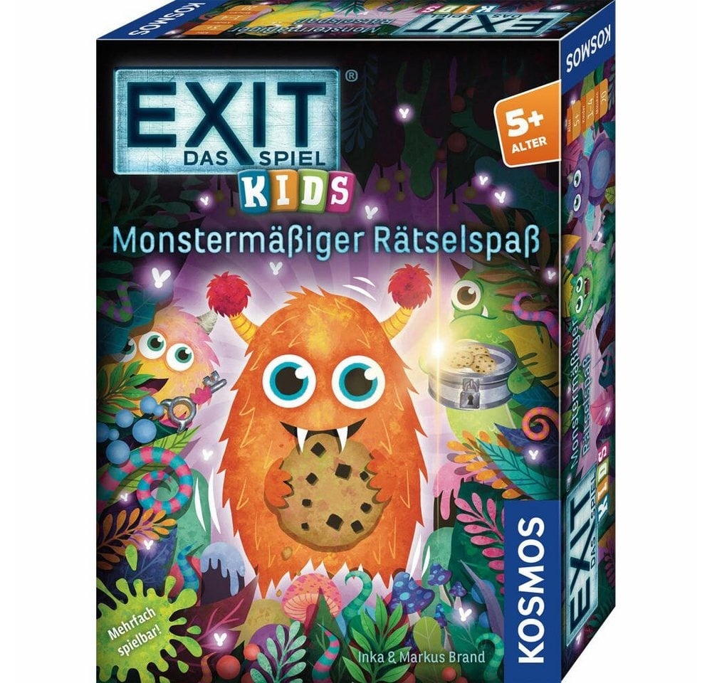 Kosmos Spiel, EXIT Kids Monstermäßiger Rätselspaß bunt