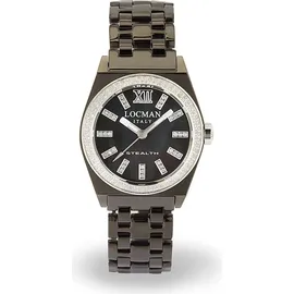 Locman Damenuhr Stealth mit Diamanten 1,76 ct. schwarz Ref.0204PG | Schwarz
