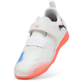 Puma Future 8 Play V IT Jr Fußballschuh für Kinder, Hallenschuhe, weiß Größe 35