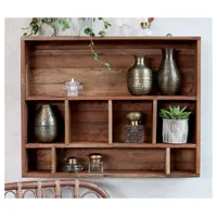Chic Antique Grimaud Holz Regal für Wand, H55 x
