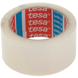 24 x Tesa Klebeband (5 cm x 66 m) transparent Paketklebeband Packband PP Kleberolle leise abrollend