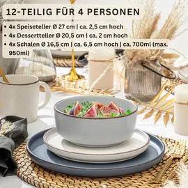 sänger Bombay Moonlight Tafelservice 12-tlg. bunt