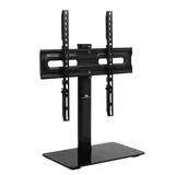 Maclean Brackets MC-132 TV-Ständer 35-55 Zoll 35 kg Schwarz Glas/Kunststoff/Stahl