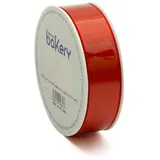 DECORA, Korallenrot Satinband, 25 mm x 25 m, Tessuto