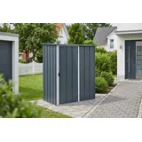DURAMAX Metall-Gerätehaus Easy 1,5x0,6m Anthrazitgrau 162,8x81,2cm