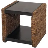 Mendler Nachtschrank Lucca 49 x 49 x 47 cm Braun