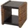 Mendler Nachtschrank Lucca 49 x 49 x 47 cm Braun