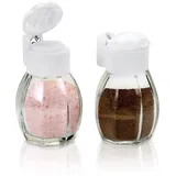 Relaxdays Salz-/ Pfefferstreuer glass 7cm