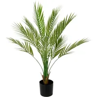 I.GE.A. Kunstbaum Areca Palme im Topf künstlich Kunstpalme Kunstpflanze