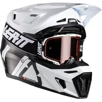 Leatt 9.5 Carbon V26, Motocrosshelm - Carbon/Schwarz/Weiß - L
