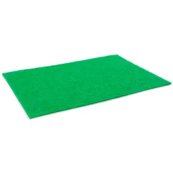 Nadelvliesteppich "MALTA", grün, B:200cm H:2,5mm L:700cm, Polypropylen, PRIMAFLOR-IDEEN IN TEXTIL, Teppiche, strapazierfähig, Uni-Farben, Kurzflor Teppich, Nadelvlies