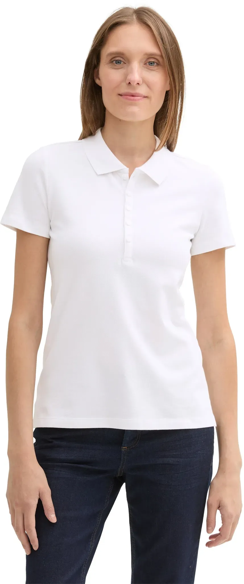 TOM TAILOR Poloshirt TOM TAILOR white M (38)