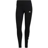 Loungewear High-Waist Logo Leggings Damen GL0633 black/white L/S