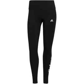 Adidas Loungewear Essentials High-Waist Logo Leggings Damen GL0633 - black/white L/S