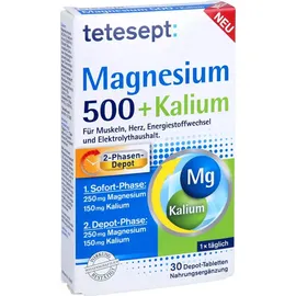 Merz Tetesept Magnesium 500 + Kalium Tabletten 30 St.