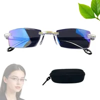 Brille Die Sich Automatisch Der Sehstärke Anpasst Inklusive Brillenetui, Autofokus-Brille Mit Selbstjustierung – Adaptive Flüssigkristall-Fokusbrille,Fernanpassung Für Damen Und Herren (1*B,3.5X) - 3.5X