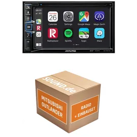 JUST SOUND best choice for caraudio Autoradio Alpine INE-W611D für Mitsubishi Outlander CWO Lenkradfernbedienung Nav