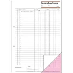 SIGEL Kassenabrechnung A4 KG425 2x50BL