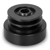 Eberth Doppel Fliehkraftkupplung 25mm Welle Doppelkeilriemen, 7mm Passfedernut, 58mm Keilriemenrollen-durchmesser, Nutbreite innen 6mm, Nutbreite außen 13mm, Kupplungsglocke Durchmesser 116mm