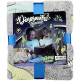 Toi-Toys - GLOW N FUN Fluoreszierende Decke Dino, (130x150cm)
