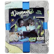 Toi-Toys - GLOW N FUN Fluoreszierende Decke Dino, (130x150cm)