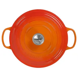 Le Creuset Signature Bräter 28 cm rund ofenrot